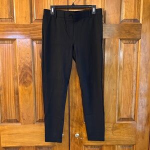 Betabrand Women's Black Straight Leg Yoga Pants